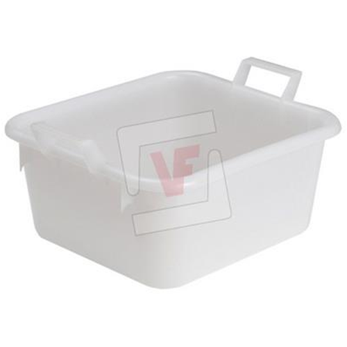 BACINELLA BAGNO CATINO VASCHETTA PER LA CASA MODELLO QUADRO PER RIPORRE  BUCATO PANNI E OGGETTI VARI CON MANICI LATERALI IN POLIETILENE LT.15 COLORE