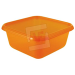 BACINELLA BAGNO CATINO VASCHETTA PER LA CASA MODELLO QUADRO PER RIPORRE BUCATO PANNI E OGGETTI VARI SENZA MANICI IN TERMOPLASTICA LT.6 COLORI ASSORTITI