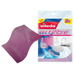 PANNO VILEDA ACTIFIBRE MULTIUSO STRACCIO DA CUCINA PER PULIRE E ASCIUGARE CASA BAGNO VETRI STOVIGLIE MOBILI IN MICROFIBRA CONFEZIONE DA 2 PEZZI