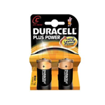 BATTERIE DURACELL ALKALINE PLUS "MN1400" (BL. 2PZ) 1/2 TORCIA