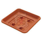 Sottovasi 'ICS' SOTTOVASO QUADRATO QUADRO X LAURUS D.30