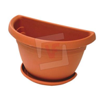 Vasi 'ICS' VASO A PARETE ANGOLARE FISSAGGIO A MURO MODELO MIMOSA 30X20X22