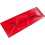 FRATTAZZO IN PLASTICA cm. 15x45 - Rosso