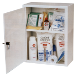 ARMADIETTO DA MURO CON KIT MEDICO DI PRONTO SOCCORSO METALMED C PLUS CM 30x12,5x40H  