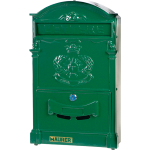 CASSETTA POSTALE MAURER "ROYAL" VERDE ALLUMINIO