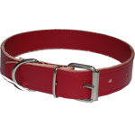 COLLARE CANE CUOIO 14MM
