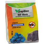 ESCA TOPICIDA "RAT BLOCK " PAPILLON 300GR - CF. BUSTA