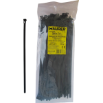 FASCETTE CABLAGGIO APRIBILI NERA 300X7,6 MAURER CF.100PZ - CF. BUSTA