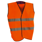 GILET ALTA VISIBILITA STANDARD ARANCIO