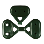 GREEN BUTTONS PVC X RETE OMBREGG. - CF. IN BUSTA 100 PZ