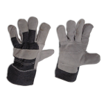GUANTI LAVORO CROSTA DORSO TELA TG.10,5" - CF. CAVALIERE