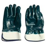 GUANTI LAVORO NITRILE BLU TG.10" MAURER PESANTI CON MANICH. - CF. CAVALI