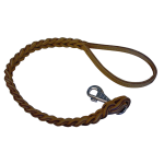 GUINZAGLIO CANE CUOIO INTRECCIATO 75CM