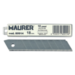 LAME CUTTER 18 MM SPEZZARE MAURER - CF. IN SCATOLA 10PZ