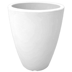 VASO HOME/ADONE TONDO CM.30X38H BIANCO