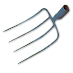 FORCA PER FIENO 3 DENTI PAPILLON