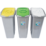 DUPLAST PATTUMIERA PER DIFFERENZIATA 35LT SET 3PZ (3X35LT)