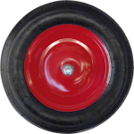 RUOTA PNEUMATICA PER CARRIOLA MAURER Ø350MM INTERASSE 200MM