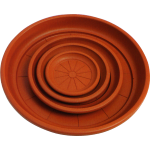 SOTTOVASO TONDO "TERRACOTTA" (VASO 25CM) 20X2,5HCM