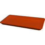 SOTTOVASO RETTANGOLARE MAXI FESTONATO "TERRACOTTA" 90X36X6HCM