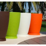SOTTOVASO X VASO "ADONE TONDO" Ø23X3HCM BIANCO