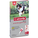 BAYER ADVANTIX SPOT ON 4P. CANI KG. 10-25