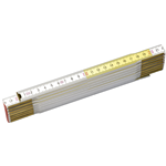 DOPPIOMETRO LEGNO BIANCO/GIALLO STANLEY 10 ASTE