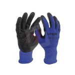 Utilia GUANTI IN NYLON/NITRILE Col. blu/nero tg. 9