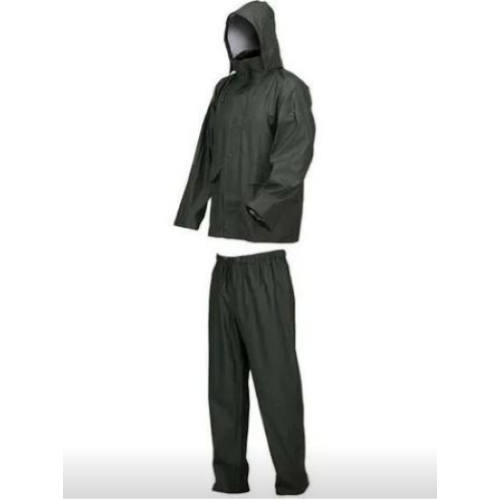 Prodotto: 85299 - IMPERMEABILE COMPLETO ANTIPIOGGIA CON GIACCA E PANTALONI  UOMO/DONNA, COLORE VERDE, TAGLIA XXL - Protezione ( - Impermeabili e  completi); 36696