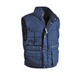 GILET GIUBBOTTO SENZA MANICHE DA LAVORO UOMO/DONNA COLORE BLU NAVY TAGLIA L