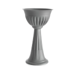 BAMA VASO COLONNA FUSTO CON STELO ALBA CM.43 GRIGIO