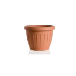 BAMA VASO TERRA ROTONDO TERRACOTTA PER PICCOLI FIORI CM.20