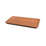 SOTTOVASO RETTANGOLARE MAXI FESTONATO "TERRACOTTA" 72X32X4,8HCM