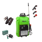 POMPA IRRORATRICE A ZAINO BATTERIA LITIO 16 LT PAPILLON
