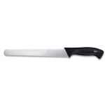 COLTELLO PROFESSIONALE SANELLI DA CUCINA PER PANE LAMA SEGHETTATA IN ACCIAIO INOX 24 CM COLORE MANICO NERO