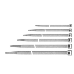 FASCETTE CABLAGGIO NEUTRA 370X3,6 MAURER CF.100PZ - CF. BUSTA