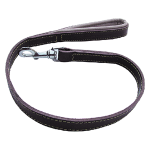 GUINZAGLIO PER CANE larg. mm 20 lung.cm 80- COLORE MARORNE 