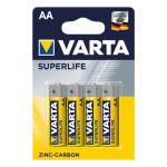 VARTA SUPERLIFE ZINCO M/STILO BL.4PZ