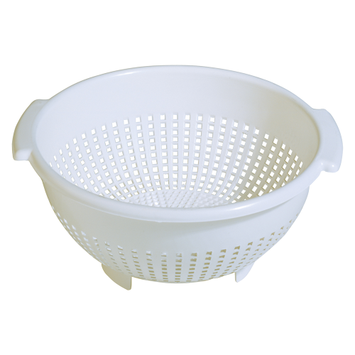 Prodotto: 194562 - SCOLAPASTA DA CUCINA CON MANICI LATERALI COLAPASTA PER  SCOLARE PASTA E VERDURA IN PLASTICA ALIMENTARE DIAMETRO 29 CM COLORE BIANCO  - House (Utensili da Cucina - Scolapasta);