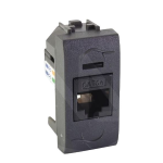 PRESA DATI/VOCE LIVING "PLUS" CAT 5E-RJ45-8P/8P GRIGIO MAURER