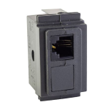 PRESA TELEFONICA LIVING "STANDARD" RJ11-4C GRIGIO MAURER