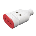 ROSI PRESA ANTISCHIACCIAMENTO BIPASSO 10/16A BIANCO ART.RS78