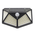 LAMPADA SOLARE 100LED 270LUMEN C/SENSORE CREPUSCOLARE IP65 MAURER