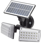 LAMPADA SOLARE 42LED 450LUMEN C/SENSORE CREPUSCOLARE IP65 MAURER