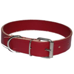 COLLARE CANE CUOIO 25MM