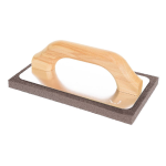 FRATTONE MAURER ALLUMINIO M/LEGNO 240X100MM SPUGNA 14MM GRIGIA