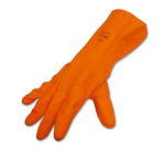 GUANTI LAVORO LATTICE "EXTRA 75" TG.10" ARANCIO