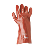 GUANTI PVC ANTIACIDO COL.ROSSO CM.35 SANITIZED