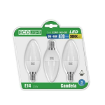 Lampade a led 'ECOLIGHT' ECOLIGHT LED CANDE.6W E14 CAL.BL3PZ