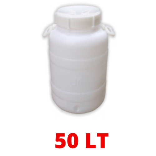 Prodotto: 215365 - FUSTO BIDONE TANICA IN PLASTICA A BOCCA LARGA PER  ALIMENTI OLIO ACQUA OLIVE CON GUANTI IN OMAGGIO - ( - Accessori per  Raccolta Olive);